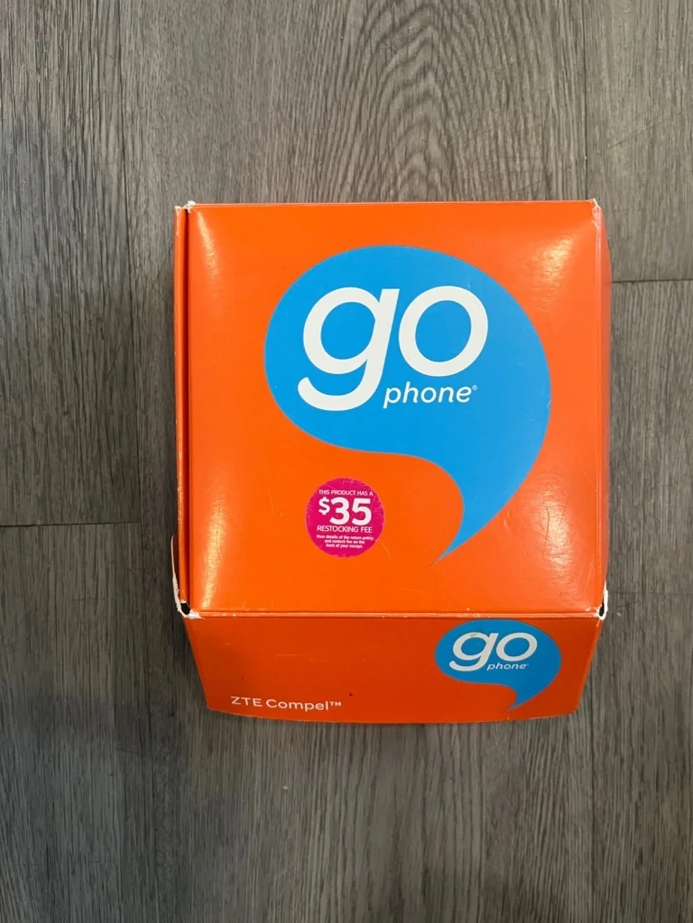 ZTE Compel Prepaid Cell Phone - Orange Packaging